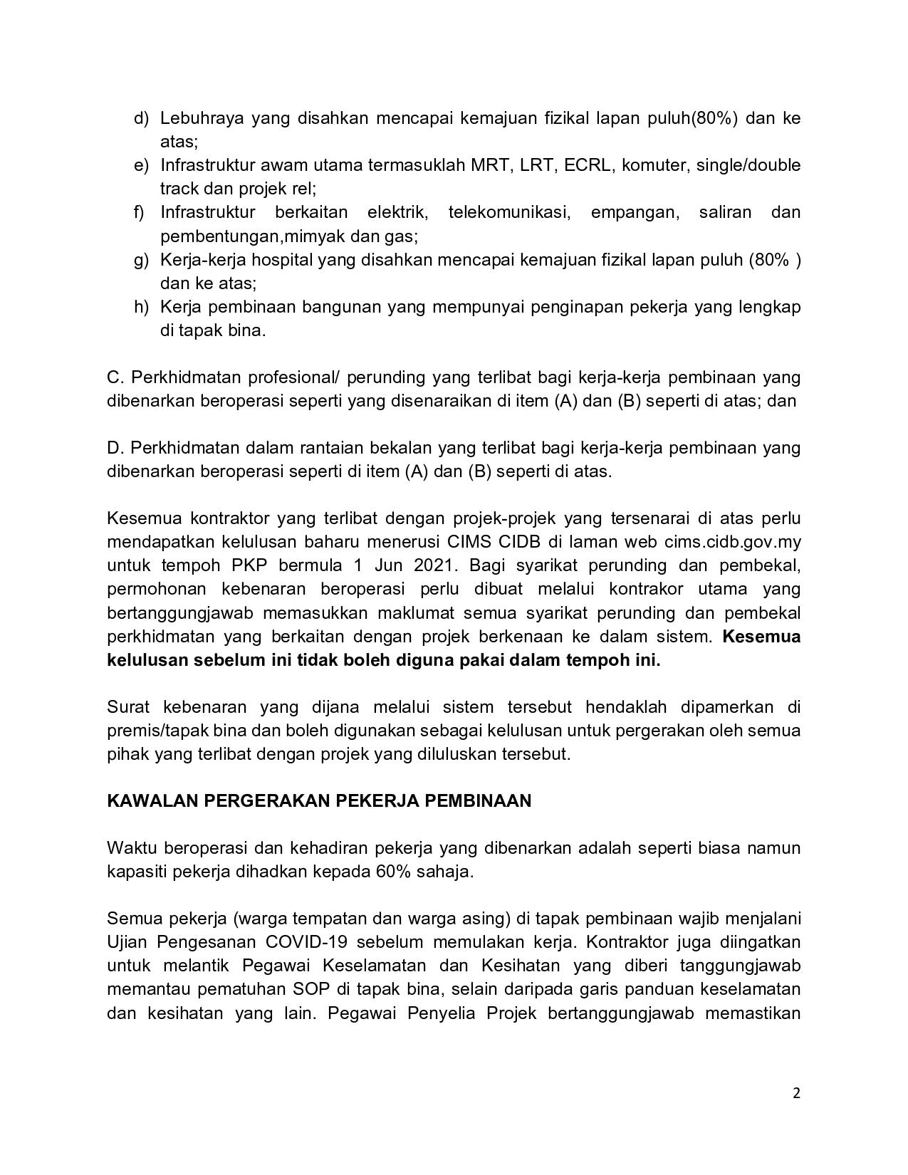 KENYATAAN MEDIA KEMENTERIAN KERJA RAYA  Portal Rasmi Majlis 