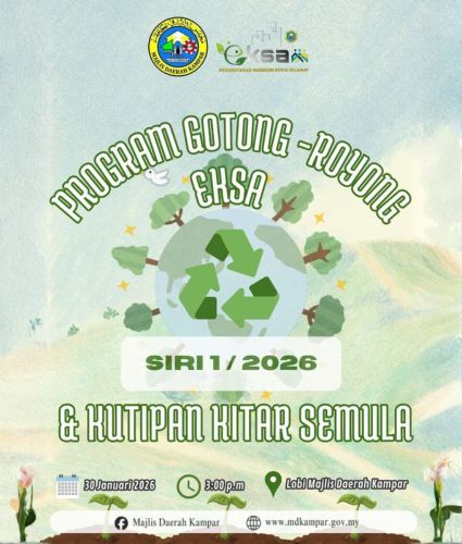 HEBAHAN PROGRAM GOTONG-ROYONG PENGUMPULAN BARANGAN KITAR SEMULA BULAN JANUARI ANTARA ZON EKSA MDKpr 2026