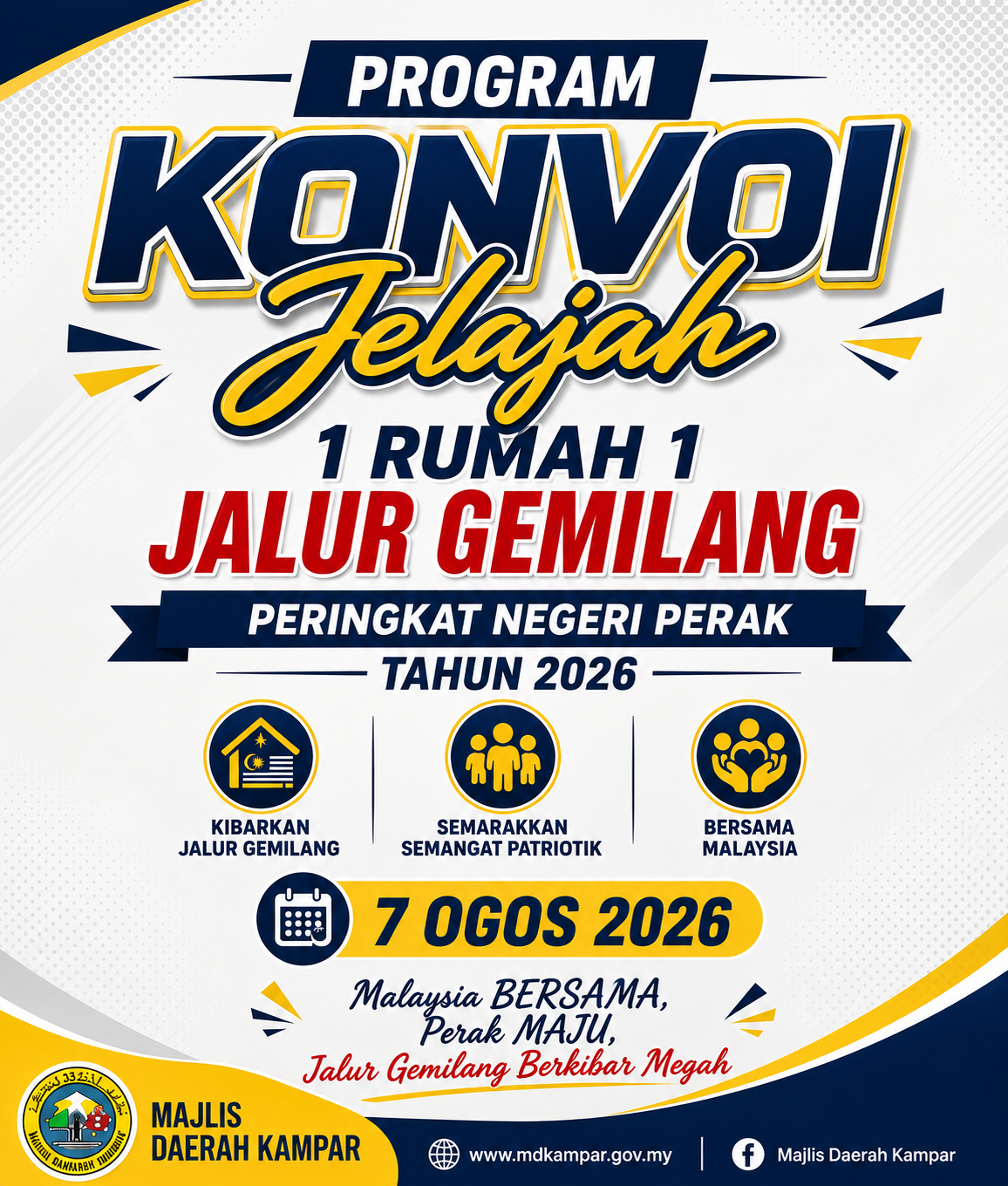 PROGRAM KONVOI JELAJAH 1 RUMAH 1 JALUR GEMILANG PERINGKAT NEGERI PERAK TAHUN 2026