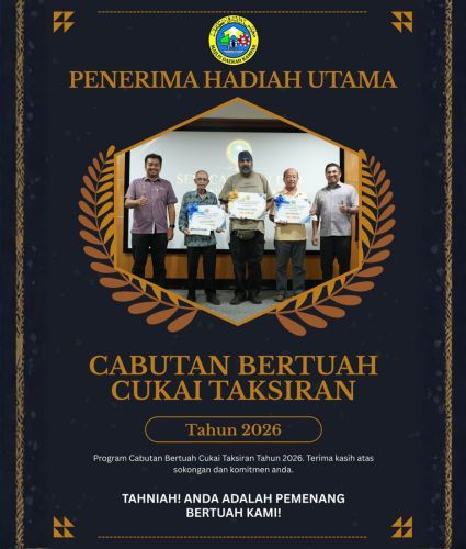PENYAMPAIAN HADIAH PROGRAM CABUTAN BERTUAH CUKAI TAKSIRAN TAHUN 2026