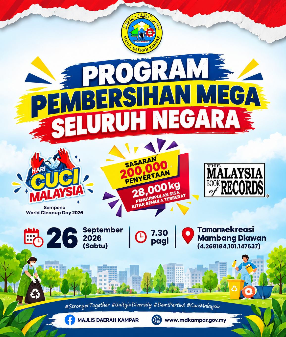 JOM HADIR HARI CUCI MALAYSIA!