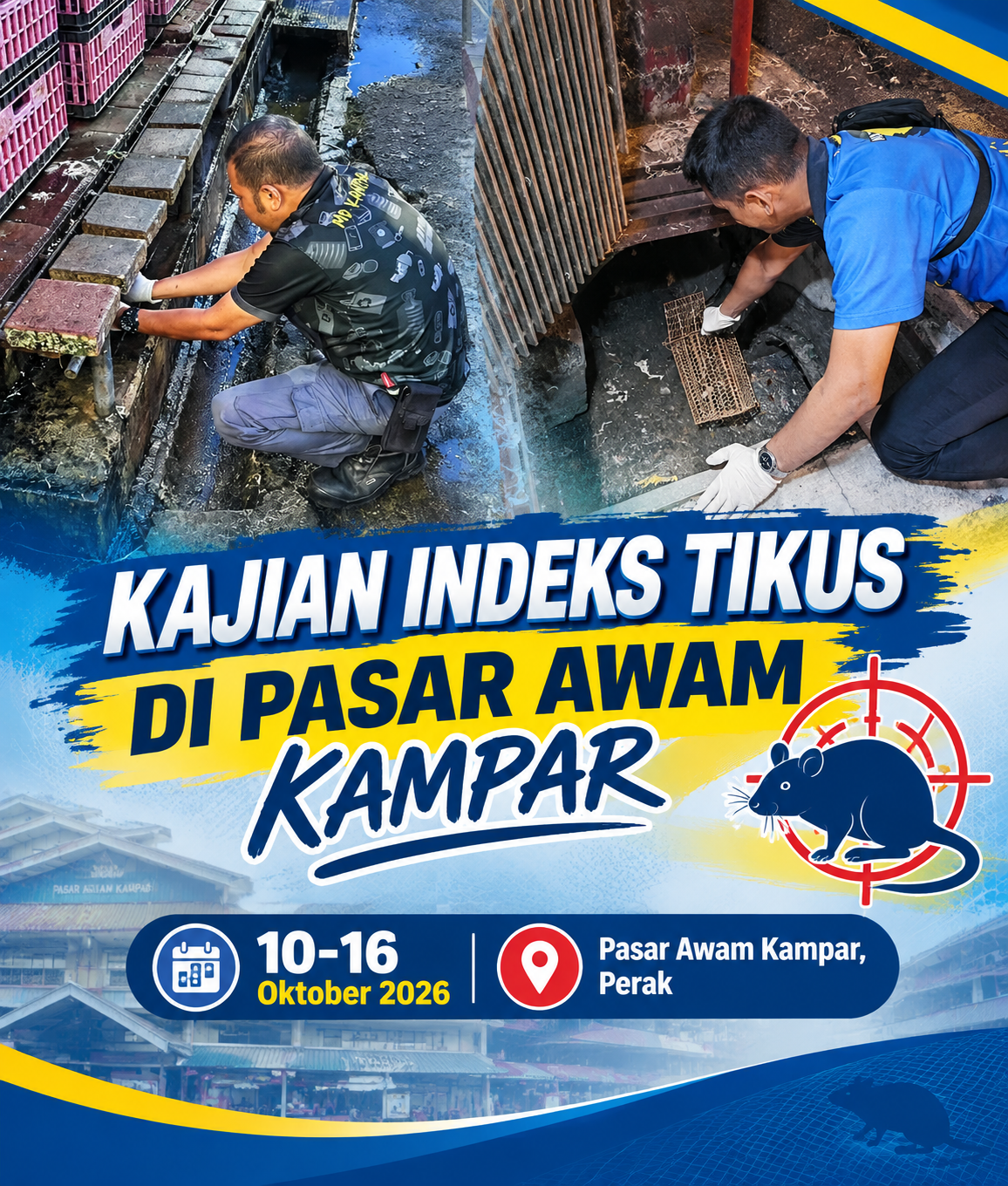 KAJIAN INDEKS TIKUS DI PASAR AWAM KAMPAR
